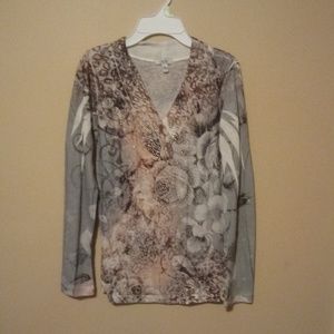 Cache grey and light pink longsleeve